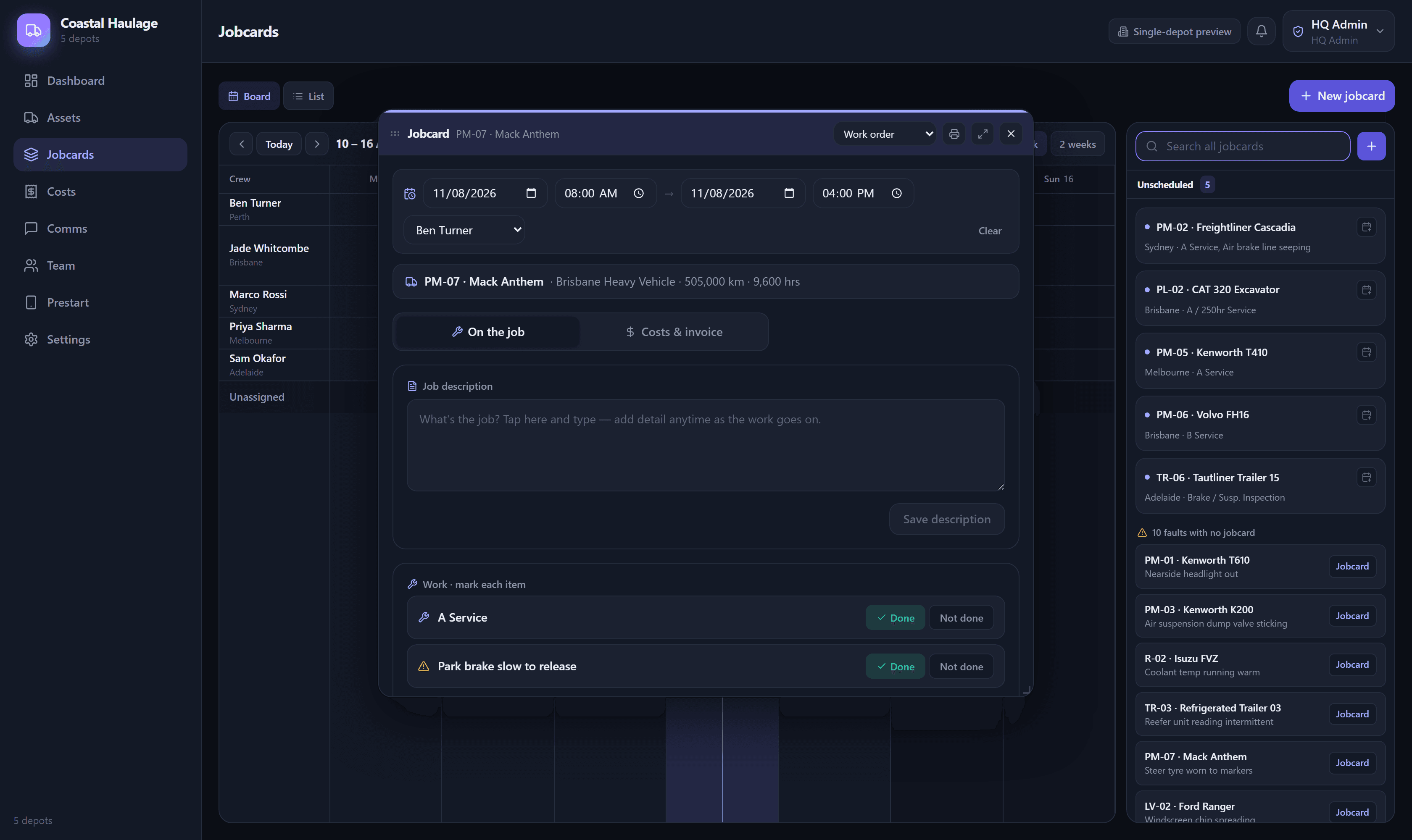 AssetPass digital jobcard