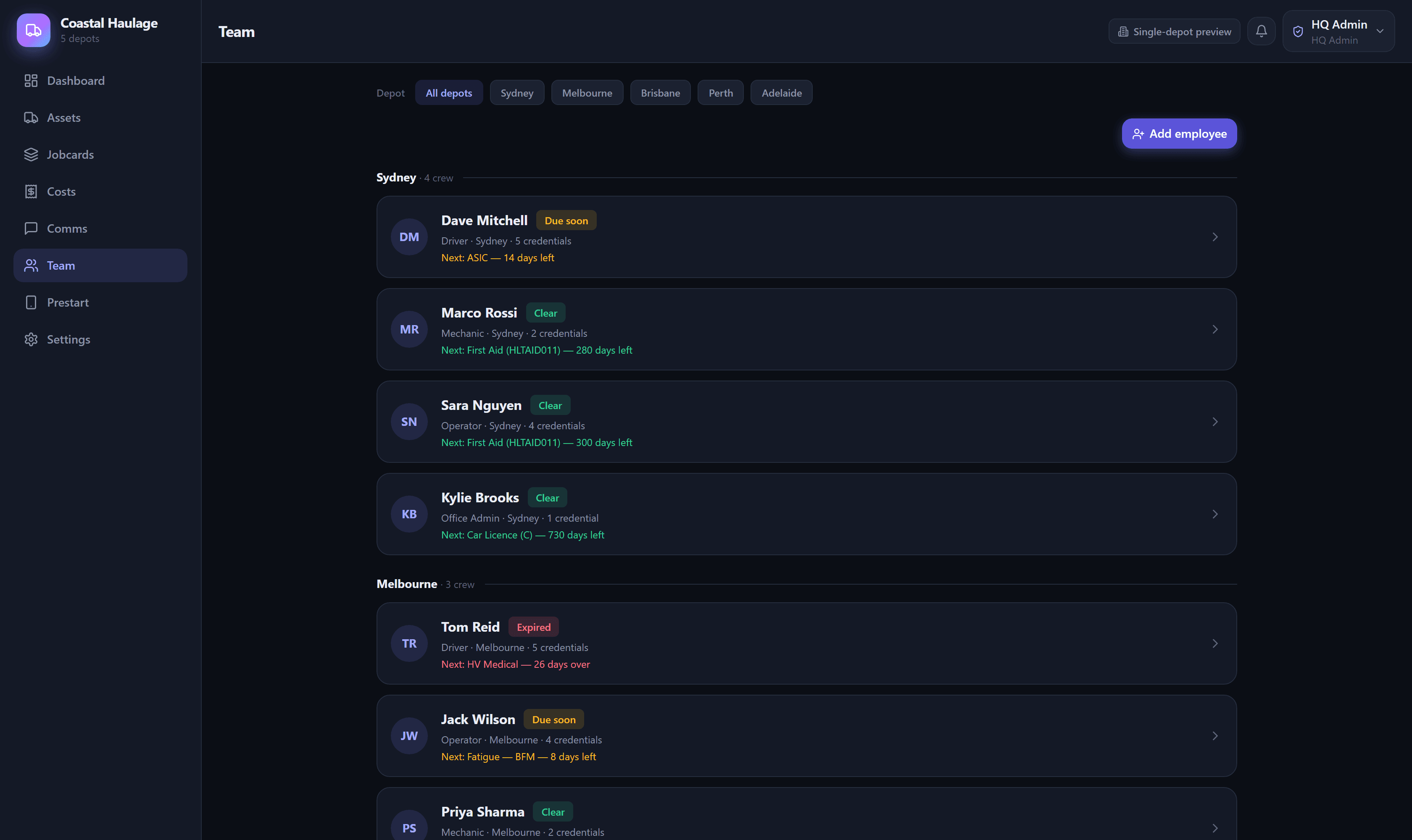 AssetPass team and credentials